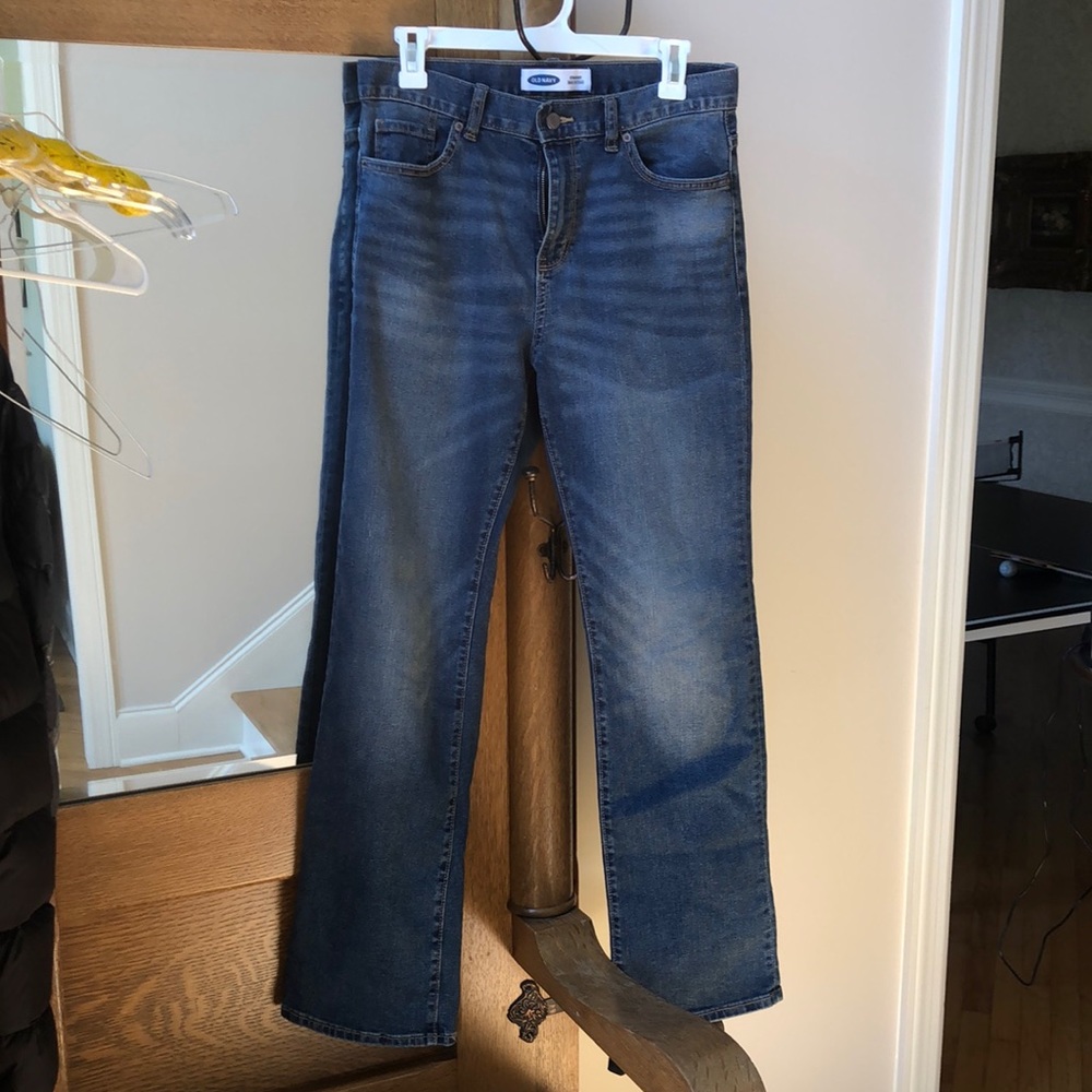 Old Navy Boys Straight Leg Jeans with Built-In Flex Size 18. Excellent condition